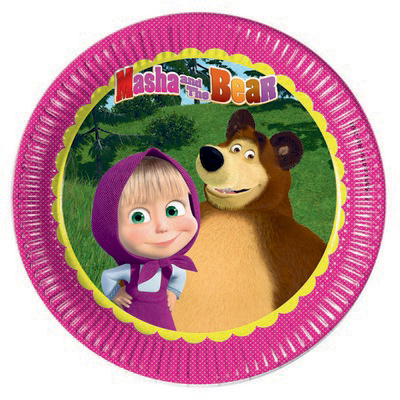 Piatti Masha e Orso-0